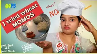 I tried wheat momos 🥟 || first time || @KabitasKitchen receipe || princesshut 👑🛖