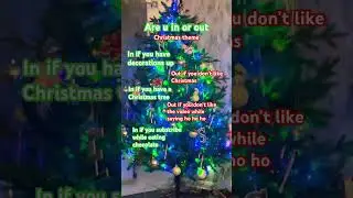 In or out Christmas￼ addition #inorout #preppy #chritmastree #christmas