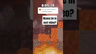 Wanna be in next video? #minecraftrush #highscorechallenge