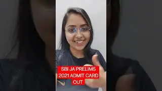 SBI Junior Associate 2021 ADMIT CARD OUT || DOWNLOAD NOW || Link in Description