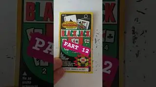 BLACK JACK SCRARCHER TICKET - PART 12 #shorts #reels #foryou #2025 #blackjack #scratcher #lottery