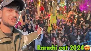 Karachi eat 2024 me rush laggaya😍 | basil ko Kia howa🥺