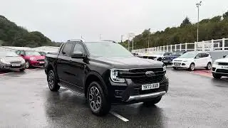 New 2023 FORD RANGER 3.0 WILDTRAK ECOBLUE Diesel 237 BHP Agate Black for sale at Castle Motors