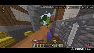 @minecraft #mcpe live with bare bones texture pack || Live streaming of SS GAMER VIBES