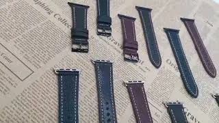 Genuine Leather Band Strap For Apple Watch Series 7 SE 6 5 4 3 2 1 iWatch 40/44mm
