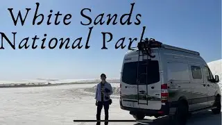 White Sands National Park -- RV Boondocking Camp.