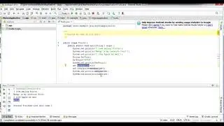 6  Int Variable implementation and Error fixing in Java Class