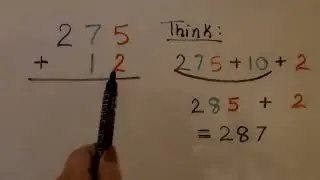 Mental Math Tricks, Count Up by Place Value to Add