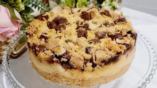 Хрустящий пирог со сливочной начинкой! Пасхальный вариант!