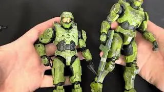 Halo Infinite Master Chief Figure Comparison (Jazwares)
