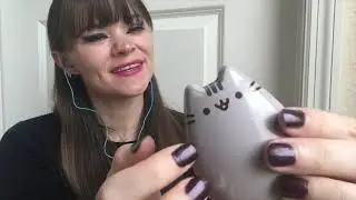 ASMR TAPPING Pusheen Candy ^_^ kawaii 🍓 sweet treats satisfying tingles & whispers