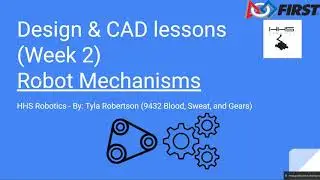 HHS Robotics Design/CAD Lesson (week 2)