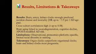 Clocks, Clues, and Clarity ⏳🔬🧠 &mdash; Decoding Organ-Specific Aging