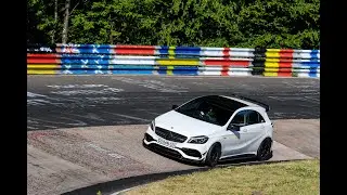 Nurburgring Mercedes A45 potential 7:45 before Heavy Traffic at the End