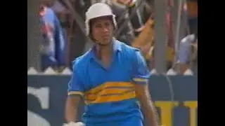 RARE. 16-year-old Sachin Tendulkar blasts three magnificent boundaries vs NZ Wellington March 1990