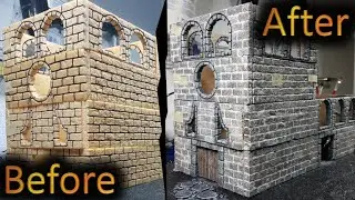 I am building a HUGE Table top RPG terrain with electronics, smoke &more - The dark church - Part 1