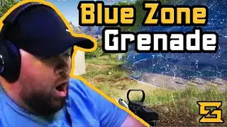Blue Zone Grenade Kill w/ HollywoodBob | PUBG Duo Gameplay