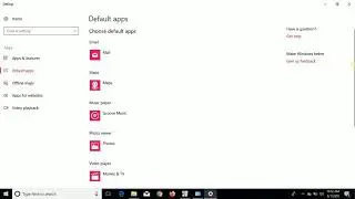 computer me default  application rkhane ka tarika