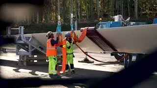 P&aacute;s gigantes de 85 metros a cruzar o Minho para o maior parque e&oacute;lico do pa&iacute;s