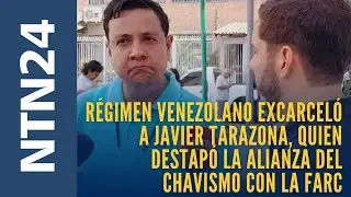 Régimen venezolano excarceló a Javier Tarazona, quien destapó la alianza del Chavismo con la FARC