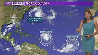 Saturday night tropical update: Peter could form, Odette post tropical