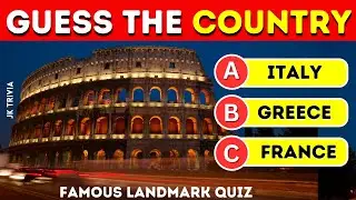 Guess the Country by the Landmark Quiz | Guess the Monuments Challenge | Where is the Landmark Quiz