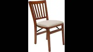 Stakmore Shaker Ladderback Folding Chair Finish, Set of 2, Fruitwood