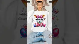 Easter Bunny Sweatshirt, Funny Bunny Glasses Sweater, Spring Coquette Jumper, Unisex Cute Rabbit ...