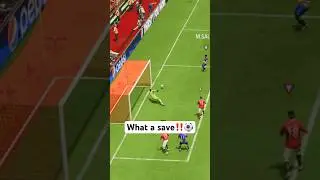 What a save⁉️ by Thibaut Courtois in FC24 #eafc #eafc24 #fc24 #skillstutorial