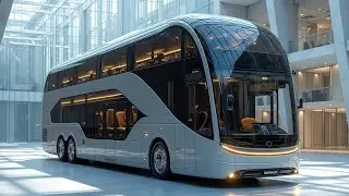 Futuristic Double-Decker Bus Review | Next Level Design & Comfort | Top Unique USA