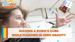 Meet an aerospace engineer who just solved a Rubik's Cube while floating in zero gravity - New Day N
