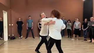 Demo Дмитрий Мальшаков и Мила Ваулина. Brazilian Zouk marathon 21.03.2022