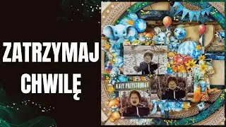 Dziecięce Koło | Mixed Media z recyklingu | Scrapbooking krok po kroku