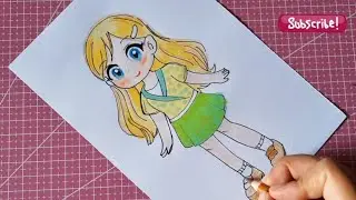 DRAWING 1 | NIATNYA BIKIN PAPER DOLL MALAH KEASIKAN BIKIN ANIME #paperdoll #hobimenggambar01