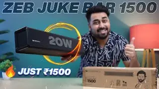 Best Soundbar Under 1500 in 2023 ⚡ Zebronics ZEB Juke Bar 1500 Review 🔥 (20W) 🔥