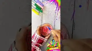how to make holi colour at home #shorts #viral #youtubeshorts