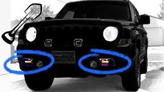 Installing Recovery Hooks ( Tow Hooks ) On a Jeep Patriot & Meeting a Puppy