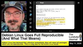 Debian Linux Goes Full Reproducible (And What That Means)