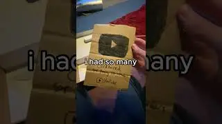 YouTube Sent Me a 100 Subscriber Play Button  #youtubeshorts #shorts #youtubeshorts #playbutton