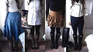 How I style wellies? Joules and Hunter boots Spring/Summer OOTD