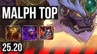 MALPHITE vs DARIUS (TOP) | Rank 6 Malph, 8/2/13, Dominating | EUW Challenger | 25.20