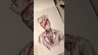 Tutorial drawing scribble art ( SYMPTOM: SUFFERING ) #analoghorror #art #darkart #scribbleart