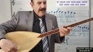 97 Uzun sap bağlama dersi-oy Aman Aman burası Adıyaman-Düz dara yar düz dara #halkmüziği #türkü