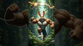 Bodybuilder Bunny Saves a Bird&hellip; But Then THIS Happened 💔🐰⚡️ | Emotional Animal Story