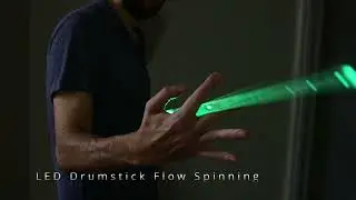 Glowsticking Flow Spinning LED drumstick intro