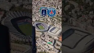 Стадионы парижского дерби 🏟️🏟️ #футбол #стадион #шорты
