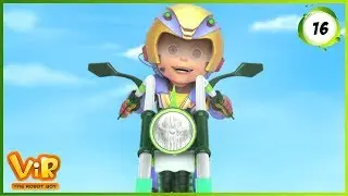 Vir: The Robot Boy | The Mad Bike | Action Show for Kids | 3D cartoons
