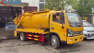 8000L 8Tons Vacuum Sewage Jetter Truck