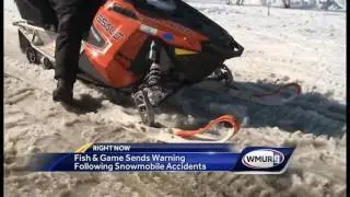 Fish and Game warning riders after serious snowmobile accidents