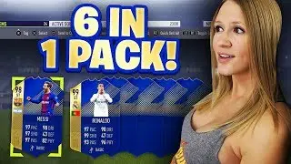 6 TOTS CARDS IN 1 PACK!! FIFA 18 TOP 100 TOTS REWARDS!!